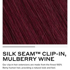 20” Bellami silk seam clip in extensions- real human hair